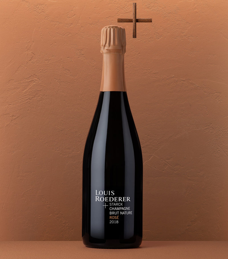 Louis Roederer x Philippe Starck Brut Nature Rosé Champagne 2018 (75cl) - Champagne, France