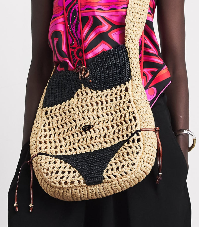 PUCCI Puccinella woven tote bag with bikini detailing, UK version