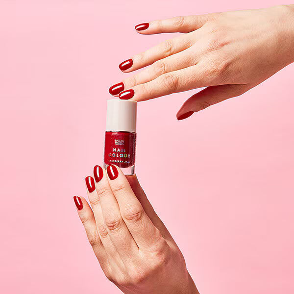 MUA nail polish raspberry jam shade, imported from the UK