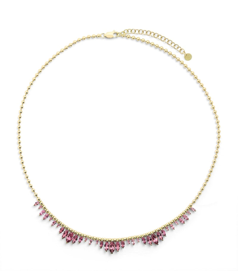 Emily P. Wheeler Arashi necklace with pink sapphires, UK version