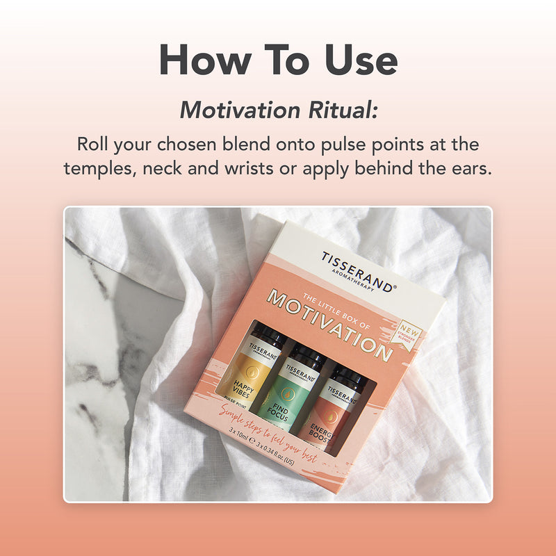 Tisserand The Little Box Of Motivation Essential Oils 3x10ml (British brand)