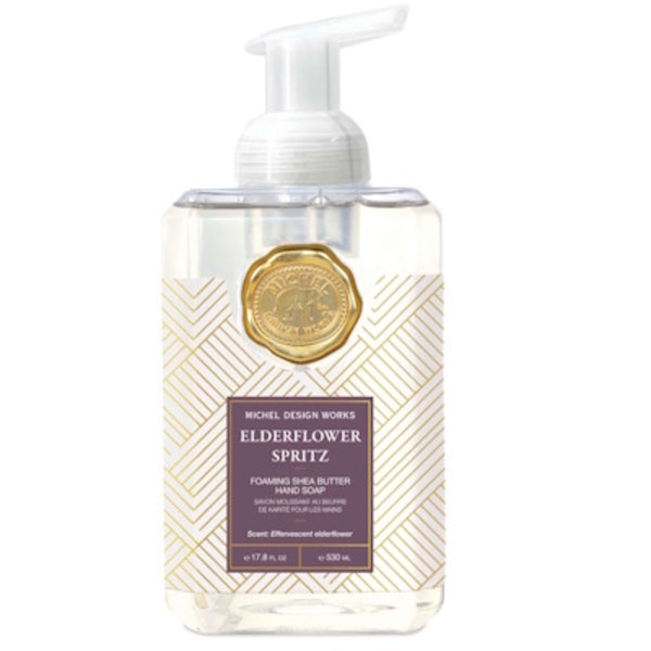 Michel Design Works Foaming Soap Elderflower Spritz 530ml, imported from the UK