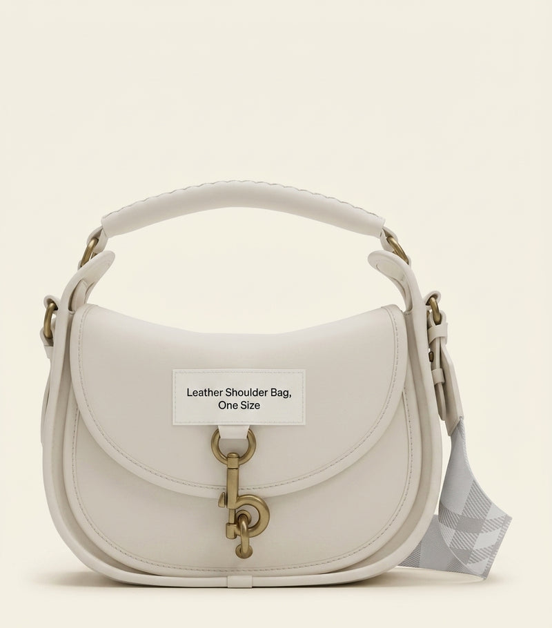 Burberry small calfskin B Clip messenger bag, UK version
