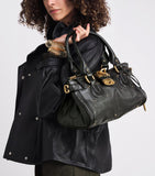 Chloé Paddington shoulder bag in glossy leather with gold-tone hardware (British brand)