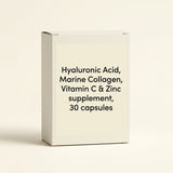 High Strength Marine Collagen and Hyaluronic Acid Skin Support 30 Capsules