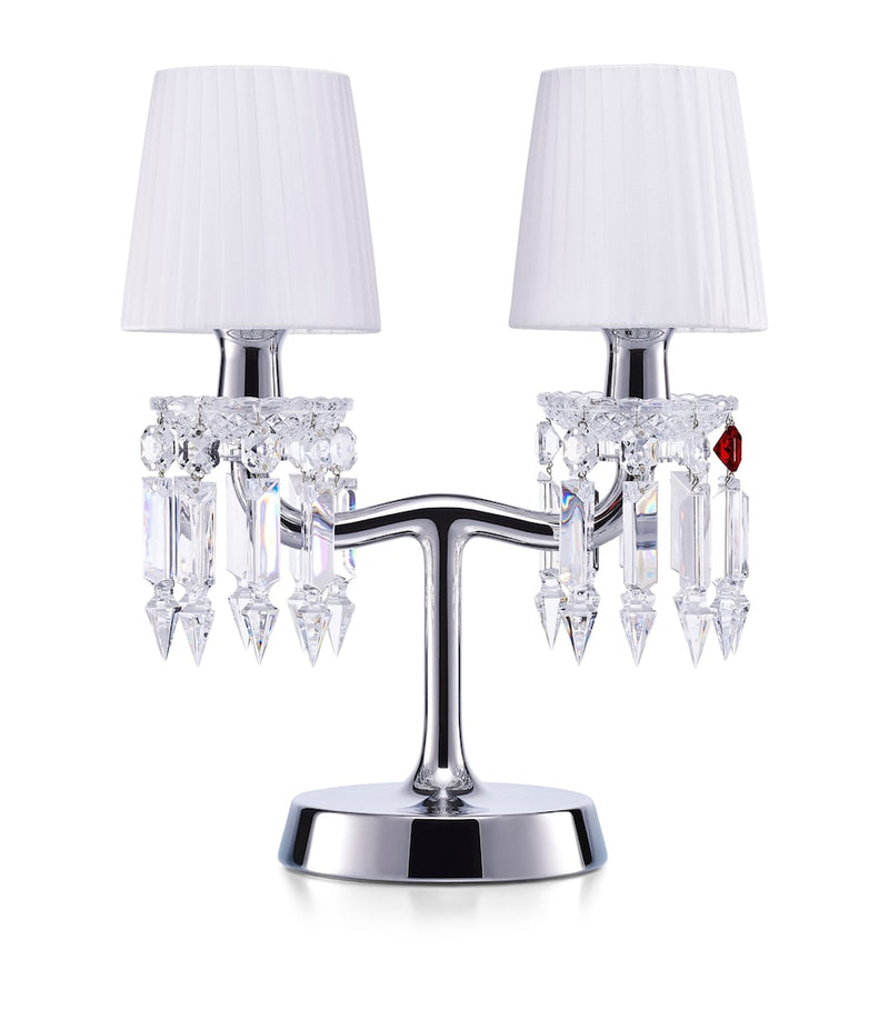 Baccarat Zénith Nomade chrome table lamp 37cm (British brand)