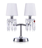 Baccarat Zénith Nomade chrome table lamp 37cm (British brand)
