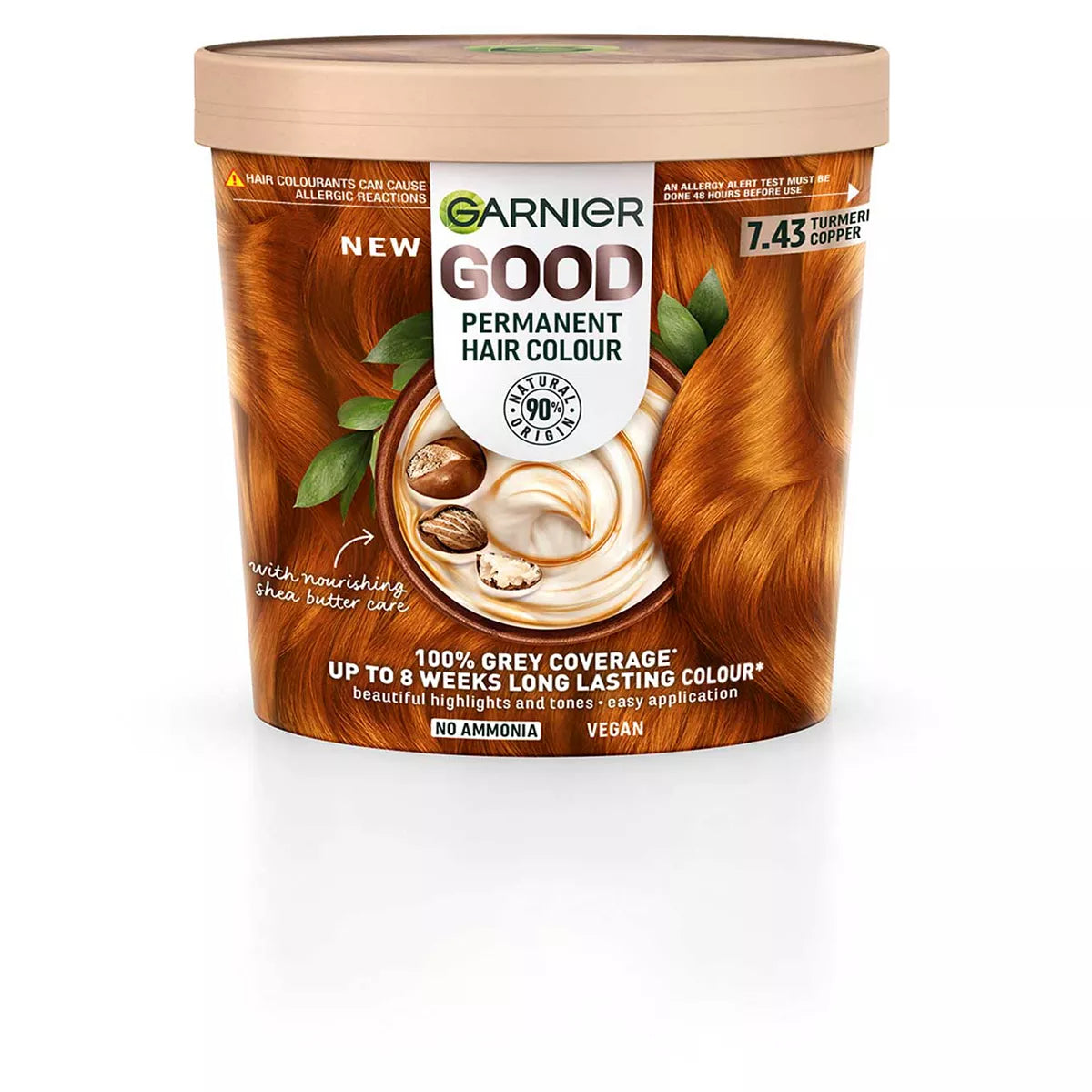 Garnier GOOD Permanent Hair Dye 7.43 Turmeric Copper - McGrocer