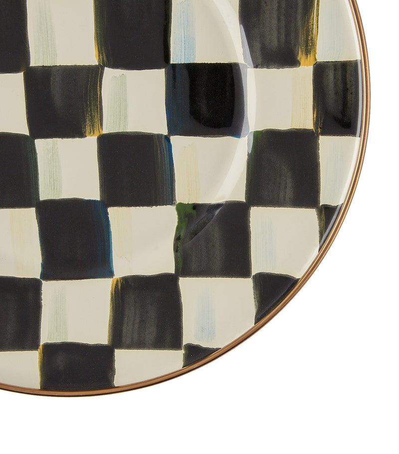 MacKenzie-Childs Courtly Check salad plate 20cm - British product