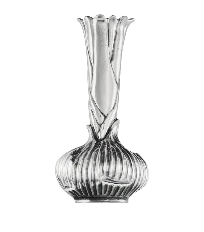 Christofle silver-plated onion vase 10.5cm - British product