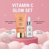 Warda Vitamin C skincare set 50ml + 15ml, imported from the UK