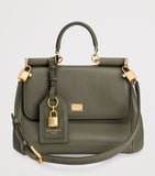 Dolce&Gabbana My Sicily calfskin top-handle bag, imported from the UK