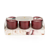 Superdrug Mini Candles Set of 3 - Peony & Water Lily Scented Votive- Buy online at McGrocer
