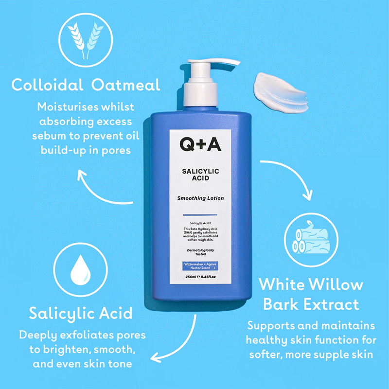 Q+A Salicylic Acid Smoothing Lotion 250ml