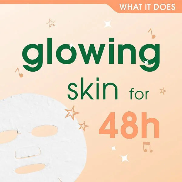 Simple Protect N Glow Sheet Mask 1 count biodegradable cotton (British brand)
