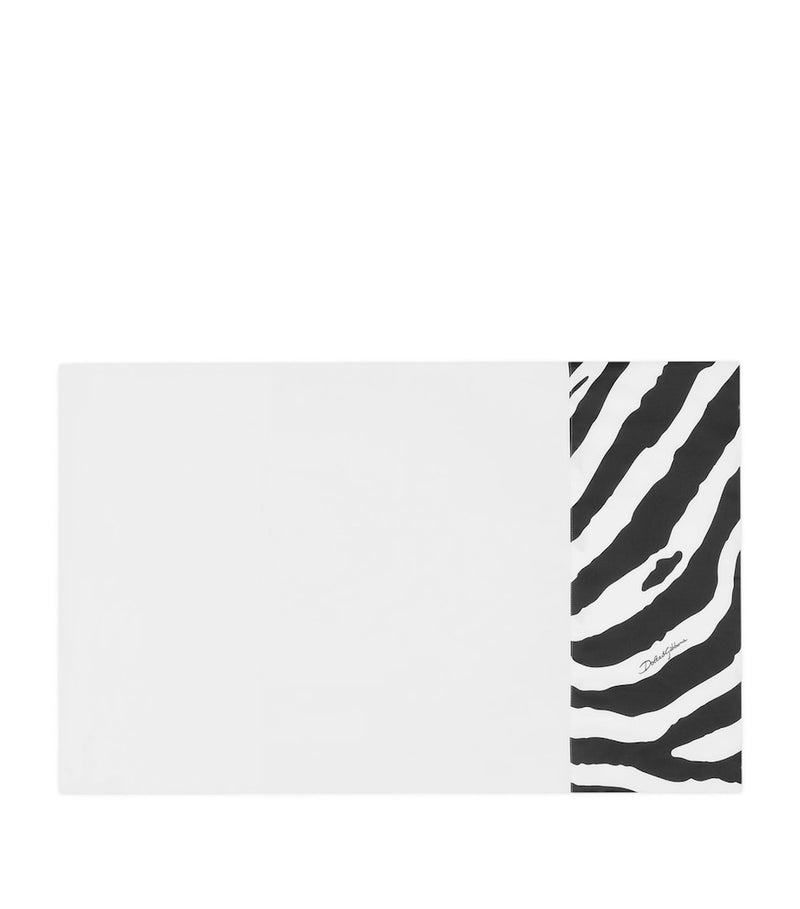 Dolce & Gabbana Casa zebra print pillowcase set 50cm x 80cm - British product
