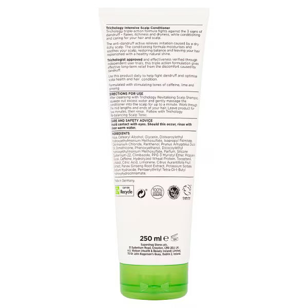 Superdrug Trichology anti-dandruff conditioner 250ml (British brand)