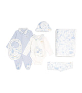 Harrods Harrods Cotton Jersey Balloon Baby Gift Set 0-18 Months- Buy online at McGrocer