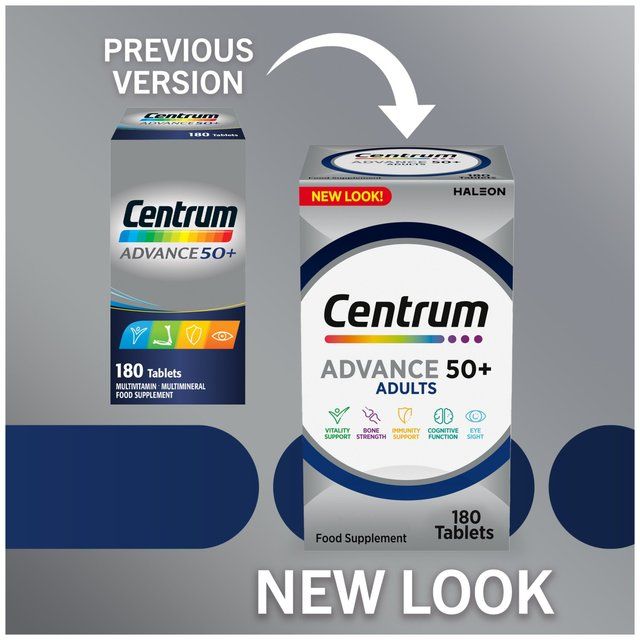 Centrum Advance 50+ Multivitamins & Minerals Tablets 180 per pack
