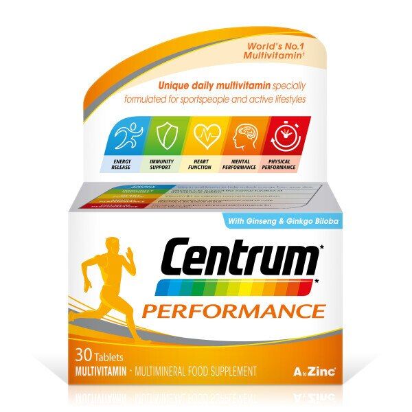 Centrum Performance Multivitamins - 30 Tablets