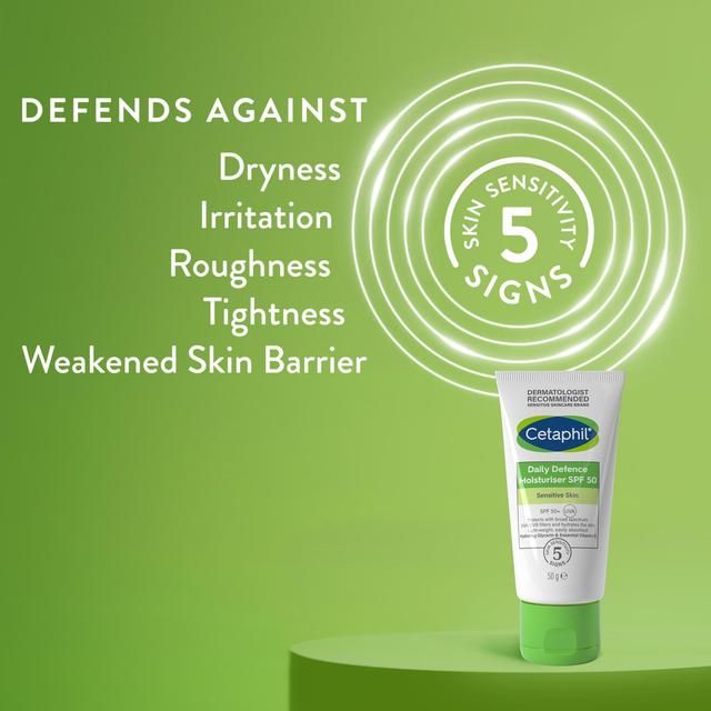 Cetaphil Daily Defence Moisturiser SPF 50+ 50g