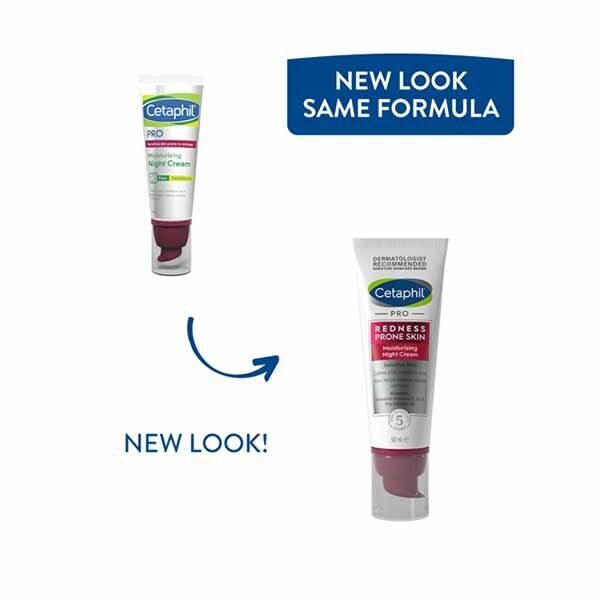 Cetaphil Pro Sens Night Cream - Redness & Rosacea 50Ml
