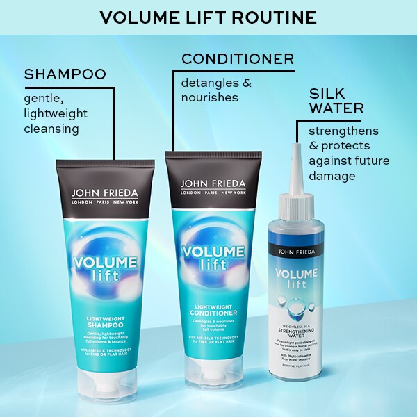 John Frieda Volume Lift Strengthening Water 200ml, imported from the UK