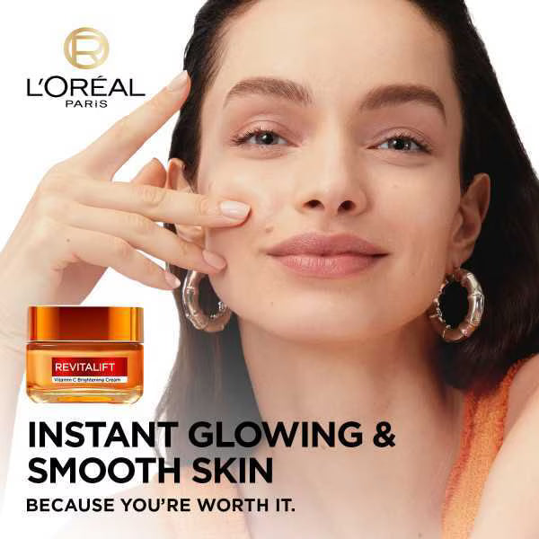L'Oréal Paris Vitamin C Brightening Cream, UK version