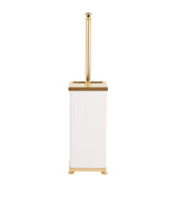 Harrods Luxury Marble Toilet Brush with Gold-Tone Hardware- Buy online at McGrocer