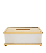 Harrods Luxury Marble Tissue Box with Gold-Plated Hardware for Décor- Buy online at McGrocer