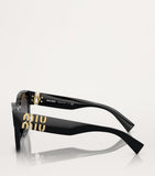 Miu Miu oversized acetate sunglasses (British brand)