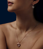 Chopard Happy Diamonds rose gold pendant - British product
