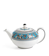 Harrods Florentine Turquoise Teapot 300ml- Buy online at McGrocer