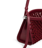 Alaïa small satin-leather Le Click East West shoulder bag, imported from the UK