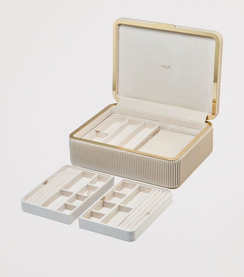 WOLF Large Bella jewellery box - British product