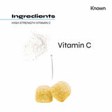 Known Nutrition high-strength orange vitamin C gummies 30 - British product