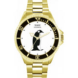Superdrug Toff London Mens White Penguin Bird Watch 42mm- Buy online at McGrocer