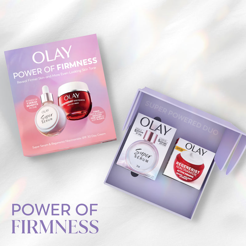 Olay Super Powered Duo Giftset with Super Serum and SPF30 day cream (British brand)