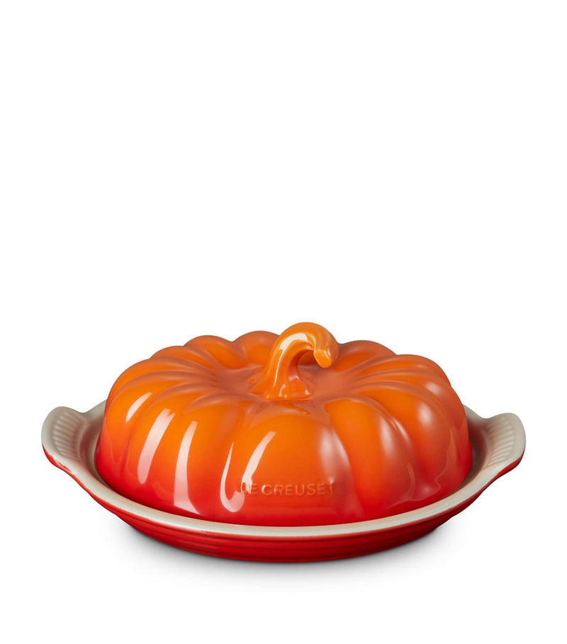 Le Creuset stoneware pumpkin butter dish 9cm, UK version