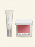 DIOR Lip Glow Butter Toffee and Rosy Glow Rosewood bundle, imported from the UK
