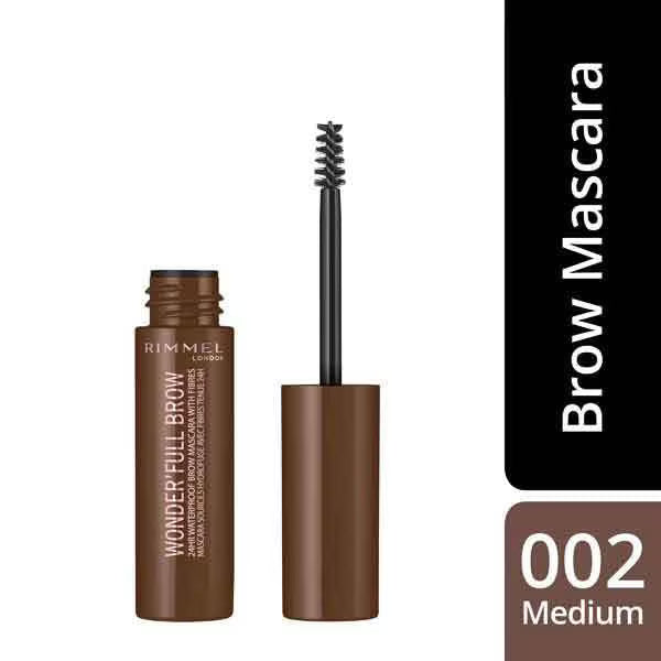 Rimmel brow mascara medium brown, imported from the UK