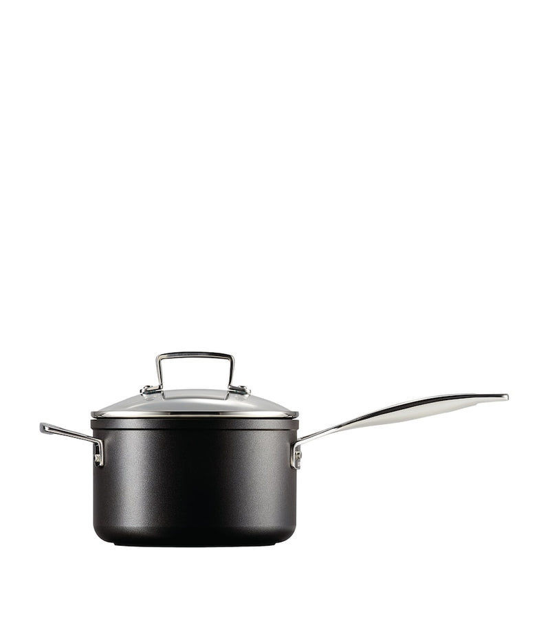 Le Creuset toughened non-stick sauce pans set of 3, UK version
