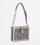 Dolce&Gabbana crystal-embellished shoulder bag, imported from the UK