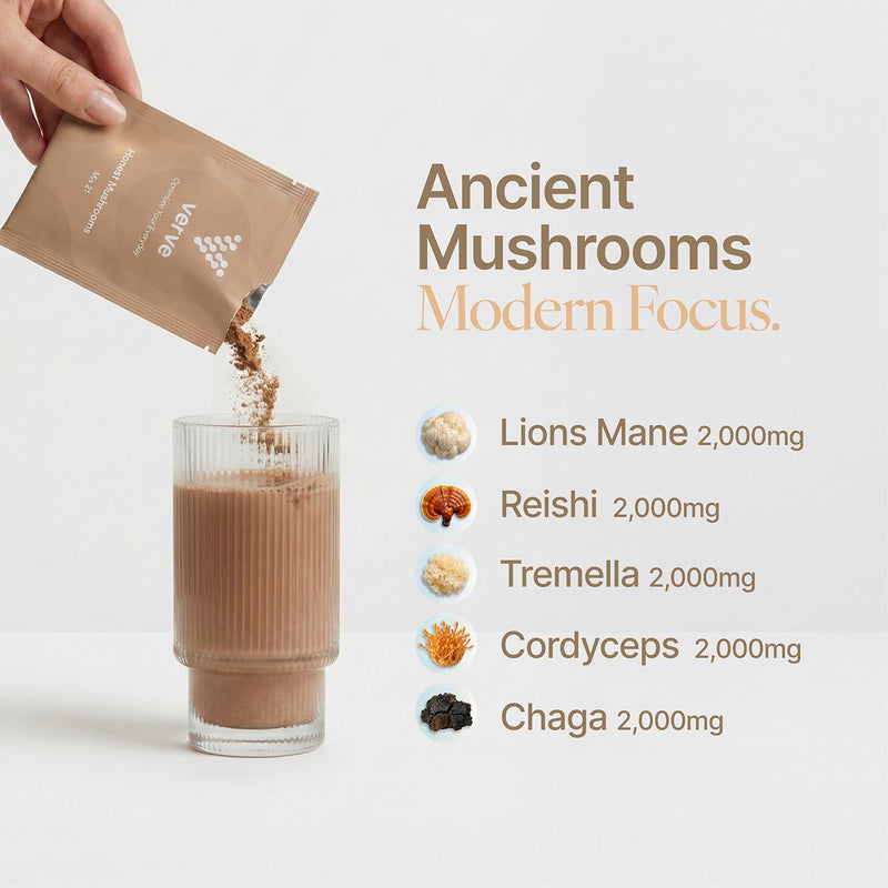 Verve mushroom superblend chocolate flavoured 30 servings (British brand)