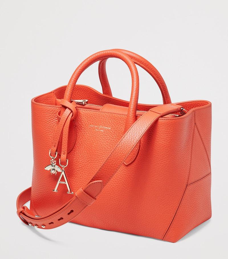 Aspinal of London medium leather tote bag, UK version