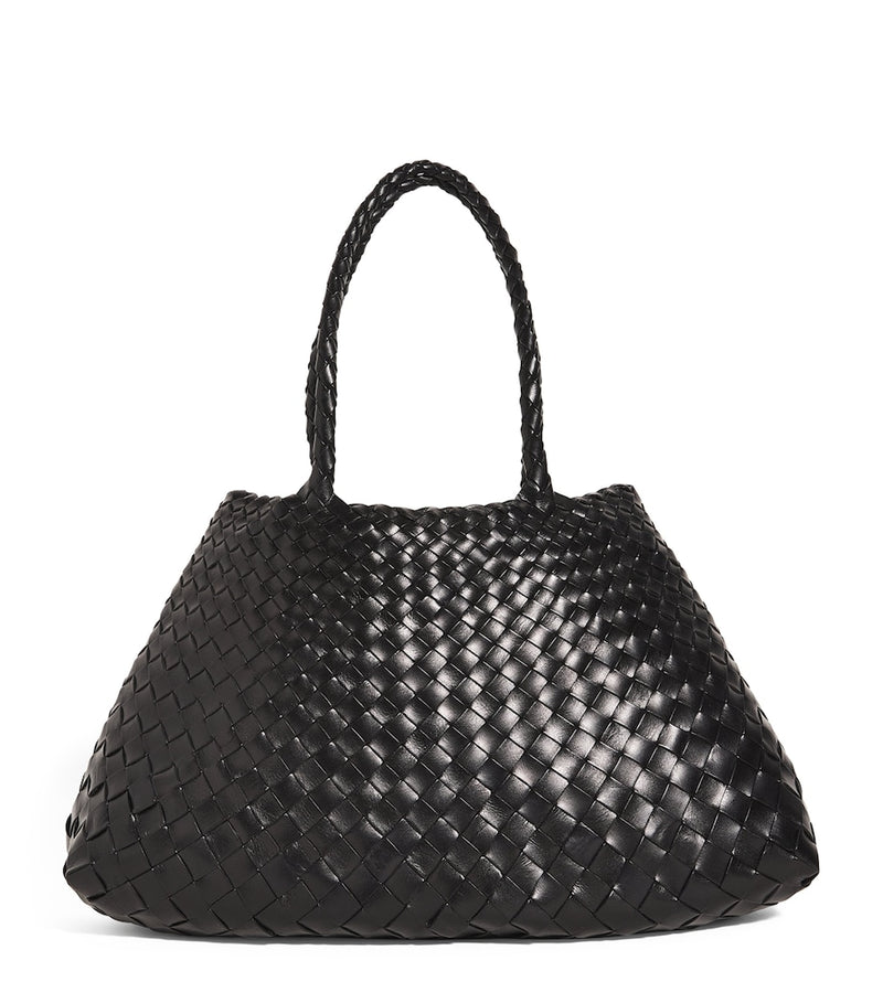 Dragon Diffusion large Santa Croce tote bag in leather, British brand
