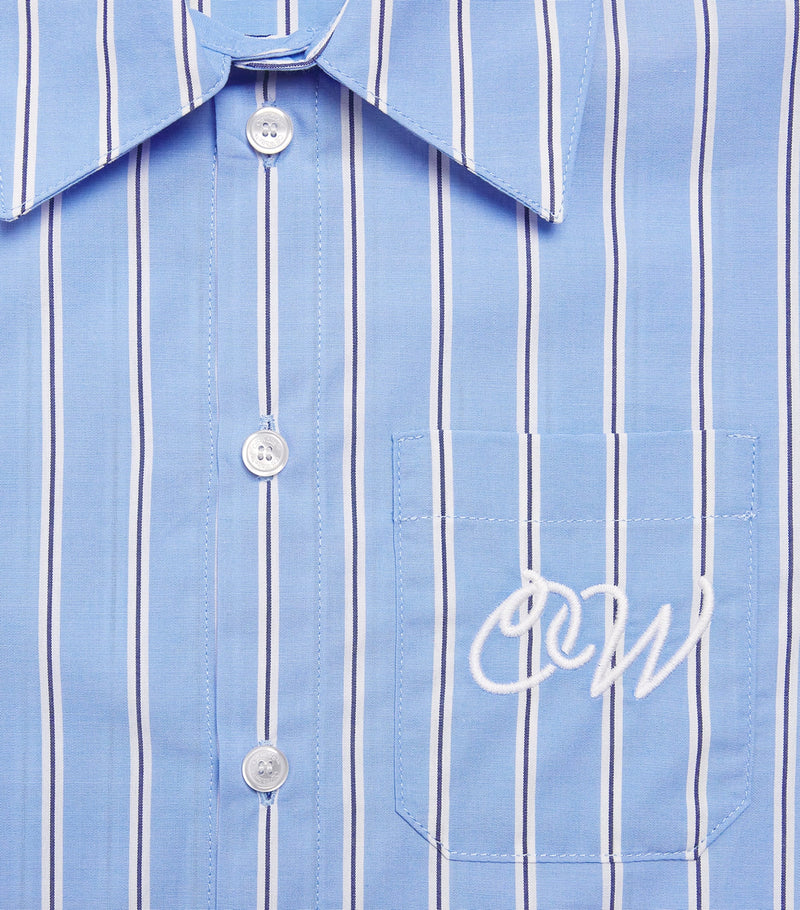 Off-White kids cotton stripe arrows shirt 4-12+ years, imported from the UK