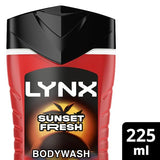 Lynx Body Wash Sunset Fresh 225ml, UK version