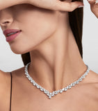 Graff diamond necklace pear marquise round (British brand)