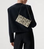 Christian Louboutin Bettina snakeskin clutch bag (British brand)